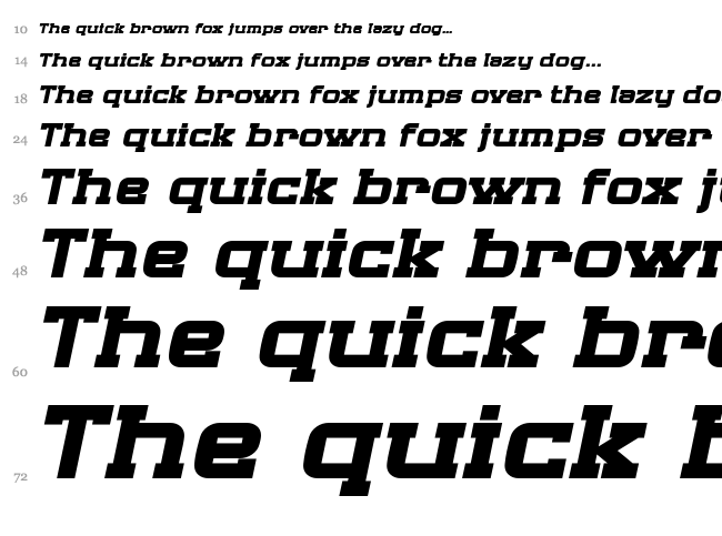 SF Big Whiskey font waterfall